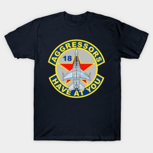 18th Aggressor Squadron Blue Foxes T-Shirt